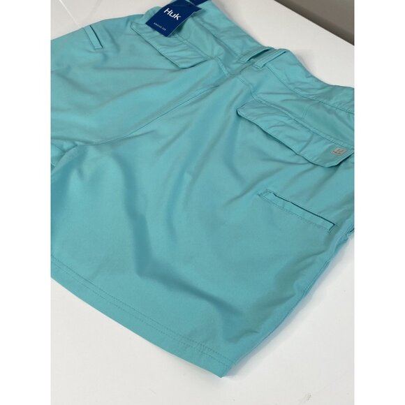 Huk Lowcountry 6" Performance Men’s XXXL Fishing Shorts Seafoam Green NWT Chino - Picture 9 of 16